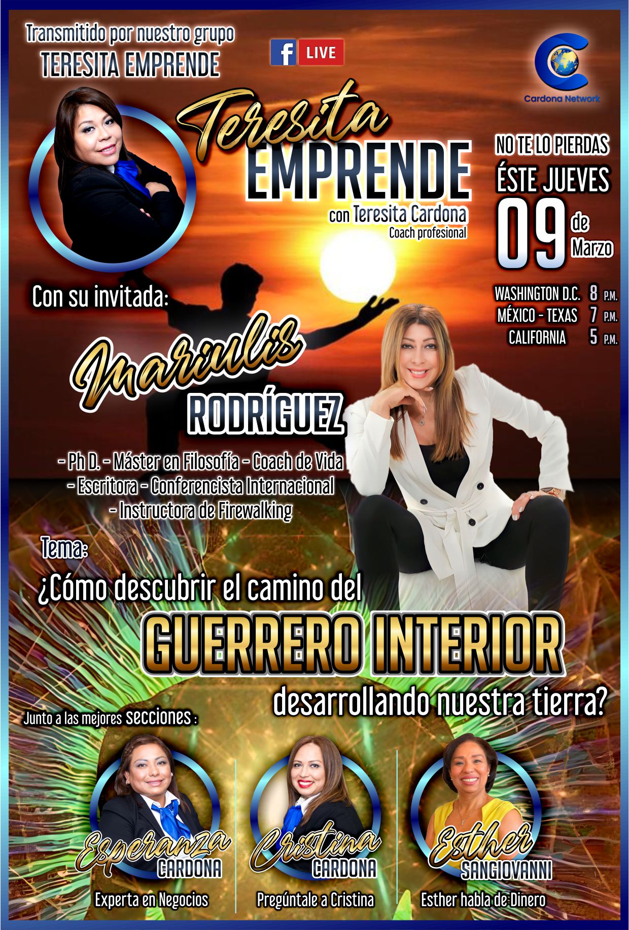 Event Poster — Teresita Emprende: Mariulis Rodríguez